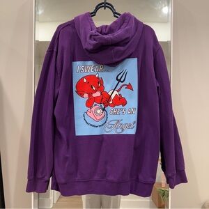 Hazel Boutique x Evil Genius I Swear She’s an Angel Hoodie